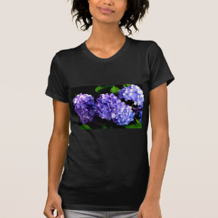 Camiseta Flor azul roxa-brava-brava
