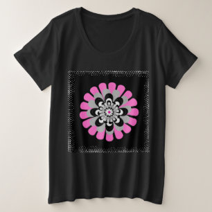 Camiseta Flor Blush