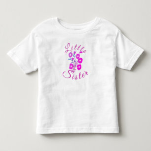 Camiseta Flor bonito Irmã Listtle