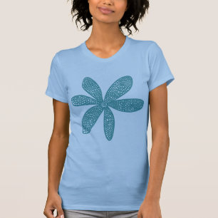 Camiseta Flor bonito - Verde Oceano