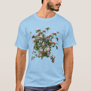 Camiseta Flor Botânica Rhododendron