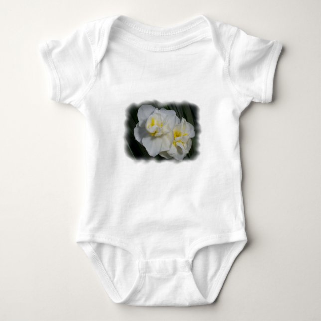 Camiseta Flor branca (Frente)