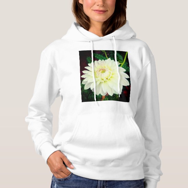 Camiseta Flor branca e rosa (Frente)