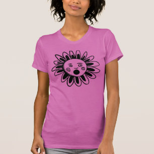 Camiseta Flor Cantante - Personalizada