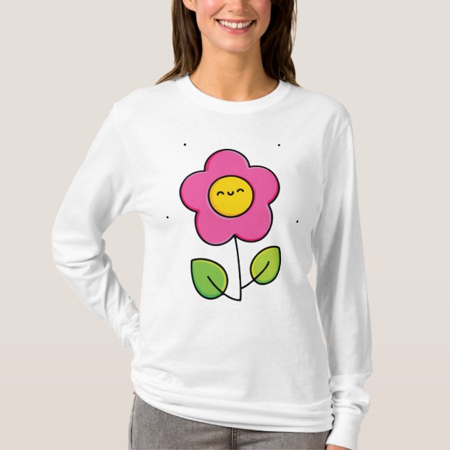 Camiseta Flor cega (Frente)