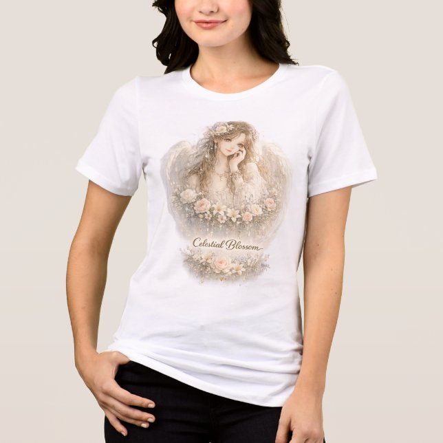 Camiseta Flor Celestial (Frente)