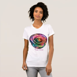 Camiseta Flor Celestial: Rosa de Alienígena