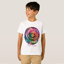 Camiseta Flor Celestial: Rosa de Alienígena