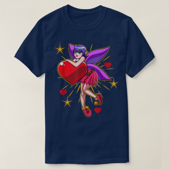 Camiseta Flor Clássica Da Flor Do Jardim Voador Do Lover (Frente do Design)