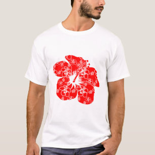 Camiseta Flor Clássica do Havaí Hibiscus