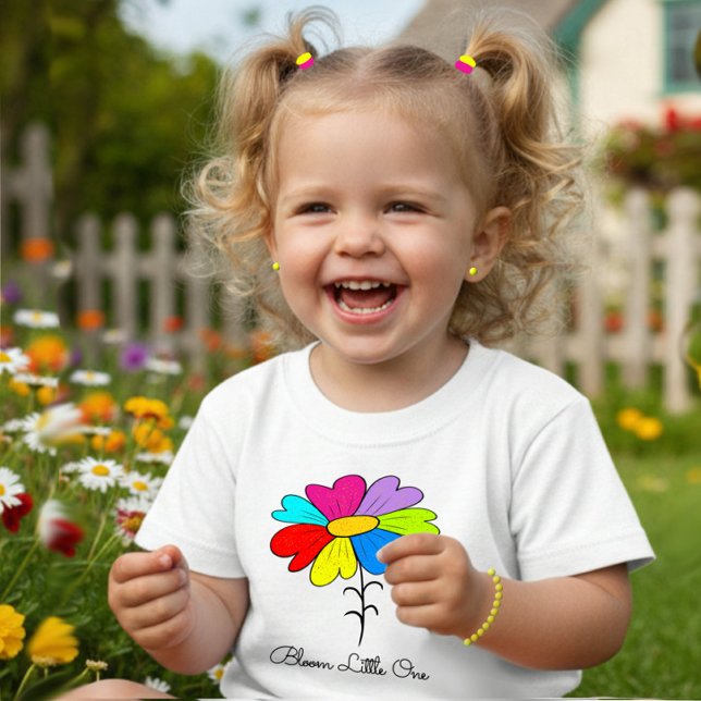 Camiseta Flor colorida (Criador carregado)