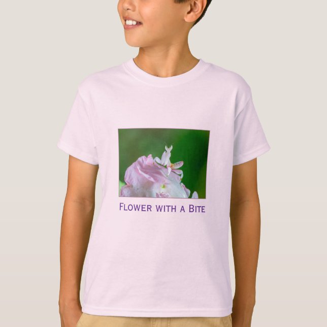 Camiseta - Flor com uma Mordida (Frente)