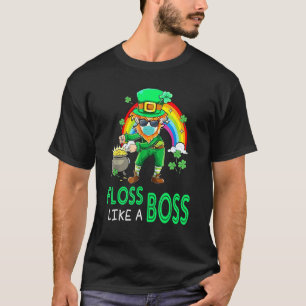 Camiseta Flor Como Um Chefe Flossing Le Pre Cha Un Rua Patr