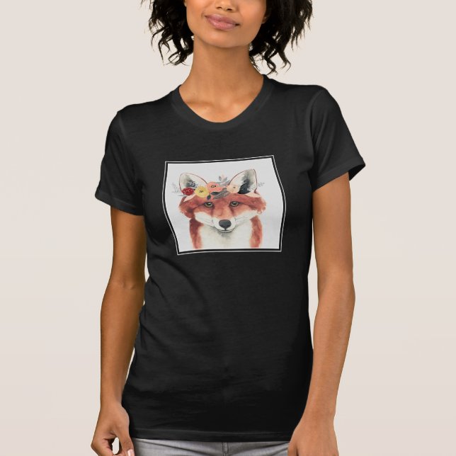 Camiseta Flor Coroa Florestal Fox (Frente)