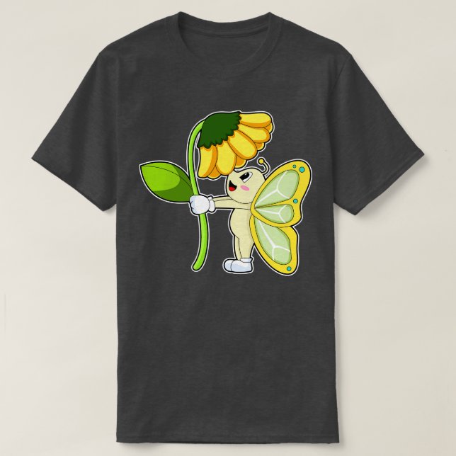 Camiseta Flor da Borboleta (Frente do Design)