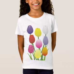 Camiseta Flor da tulipa