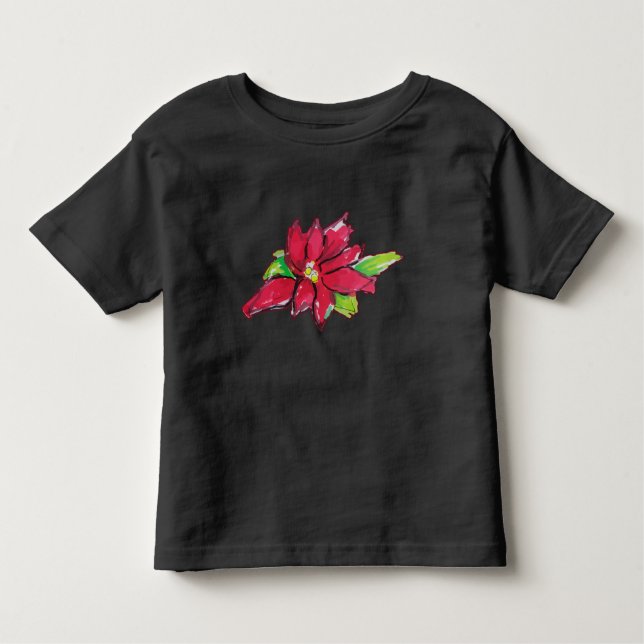 Camiseta Flor da Véspera de Natal (Frente)
