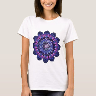 Camiseta FLOR DA VIDA / Blume des Lebens - Mandala II