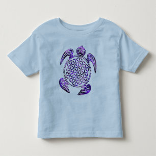 Camiseta Flor da Vida / Blume des Lebens - violeta da tarta