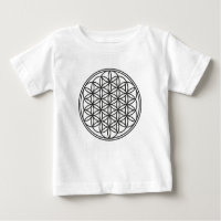 FLOR DA VIDA - Contorno do símbolo da Geometria Sa