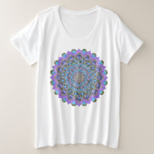 Camiseta Flor Da Vida - Estilo De Mandala Índia 2