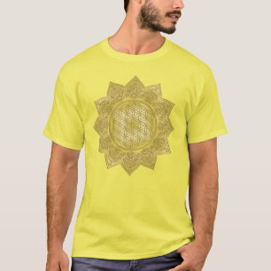 Camiseta Flor Da Vida - Índia Mandala 4