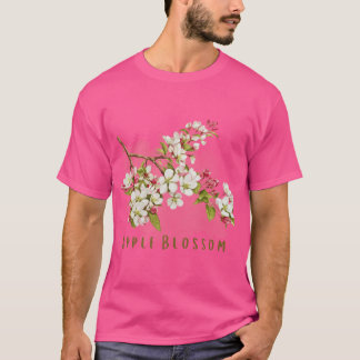 Camiseta Flor de Água de Flor de Maçã do Estado de Arkansas