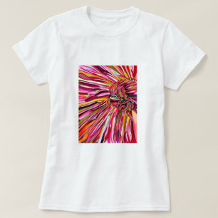 Camiseta Flor de aquarelas de crisântemos