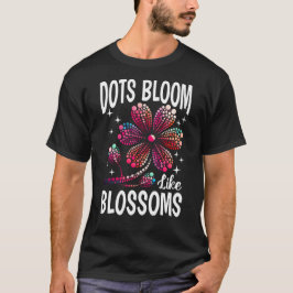 Camiseta Flor de Arte Ponto Colorida