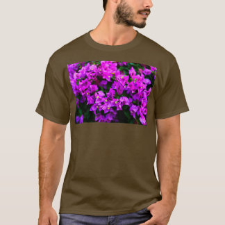 Camiseta Flor de bougainvillea roxa 1