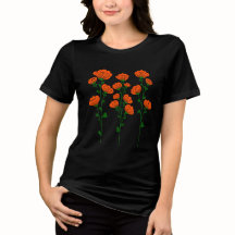Flor de Campo Laranja Vintage