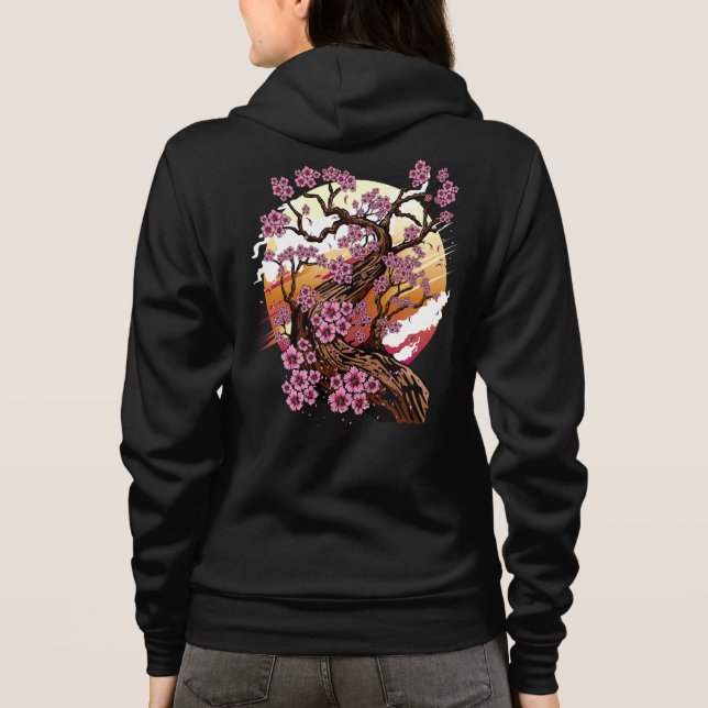 Camiseta Flor de Cereja Selvagem (Verso)