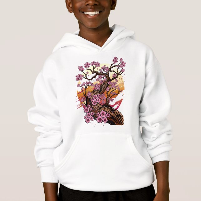 Camiseta Flor de Cereja Selvagem (Frente)