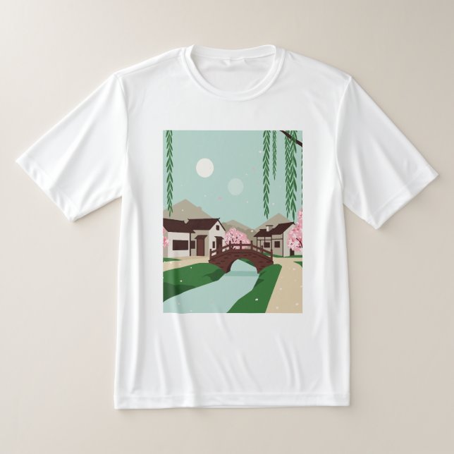 Camiseta Flor de cerejeira (Postura )