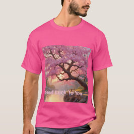Camiseta Flor de Cerejeira Boa Sorte