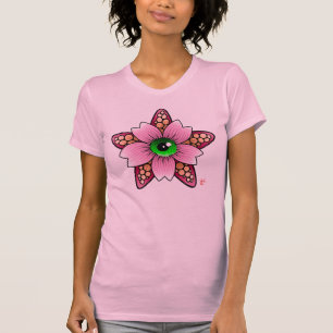 Camiseta Flor de cerejeira da estrela do mar
