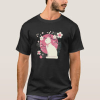 Flor de Cerejeira da Primavera, Sakura com Gato Fo