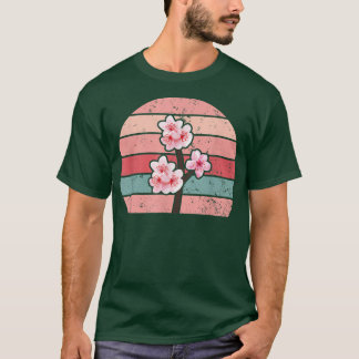 Camiseta Flor de cerejeira Sakura floresce vegetação minima