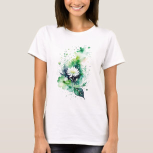 Camiseta Flor de Espaço Verde