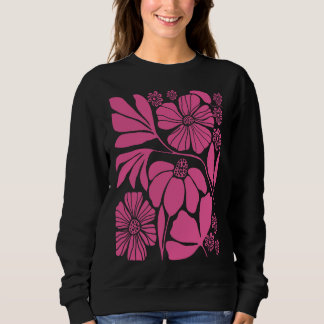 Camiseta Flor de Flor Negra Botânica Neutral