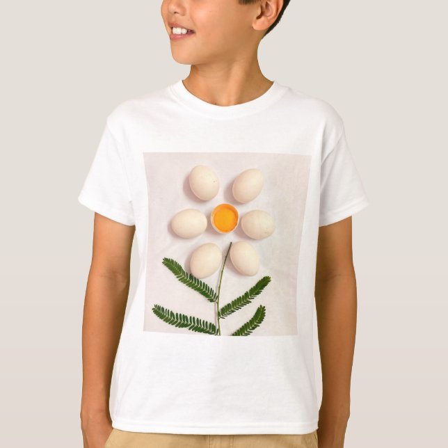 Camiseta Flor de Gema de Ovo (Frente)