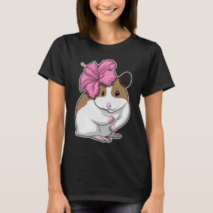 Camiseta Flor de Hamster Hibiscus