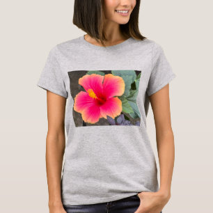 Camiseta Flor de Hibisco Aloha