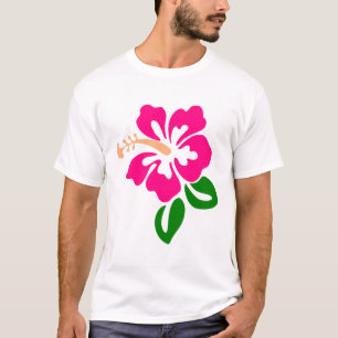 Camiseta Flor de Hibiscus Bloom Botânico
