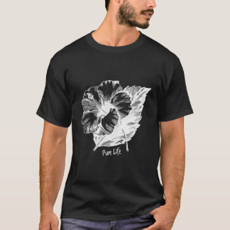 Camiseta Flor de Hibiscus Puro