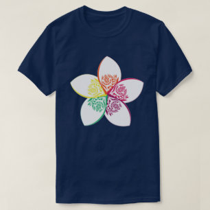 Camiseta flor de ilha