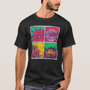 Camiseta Flor de Ioga Flor de Espírito Iogue Pop Lírio Flor