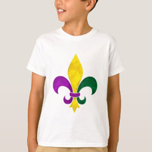 Camiseta flor de lis da aguarela