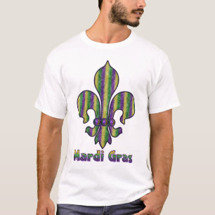 Camiseta Flor de lis do carnaval da listra