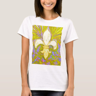 Camiseta Flor de lis selvagem de Nova Orleães